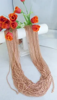 

Wholesale Red Copper 50M Withou Welded Junction 3X2MM O Chains