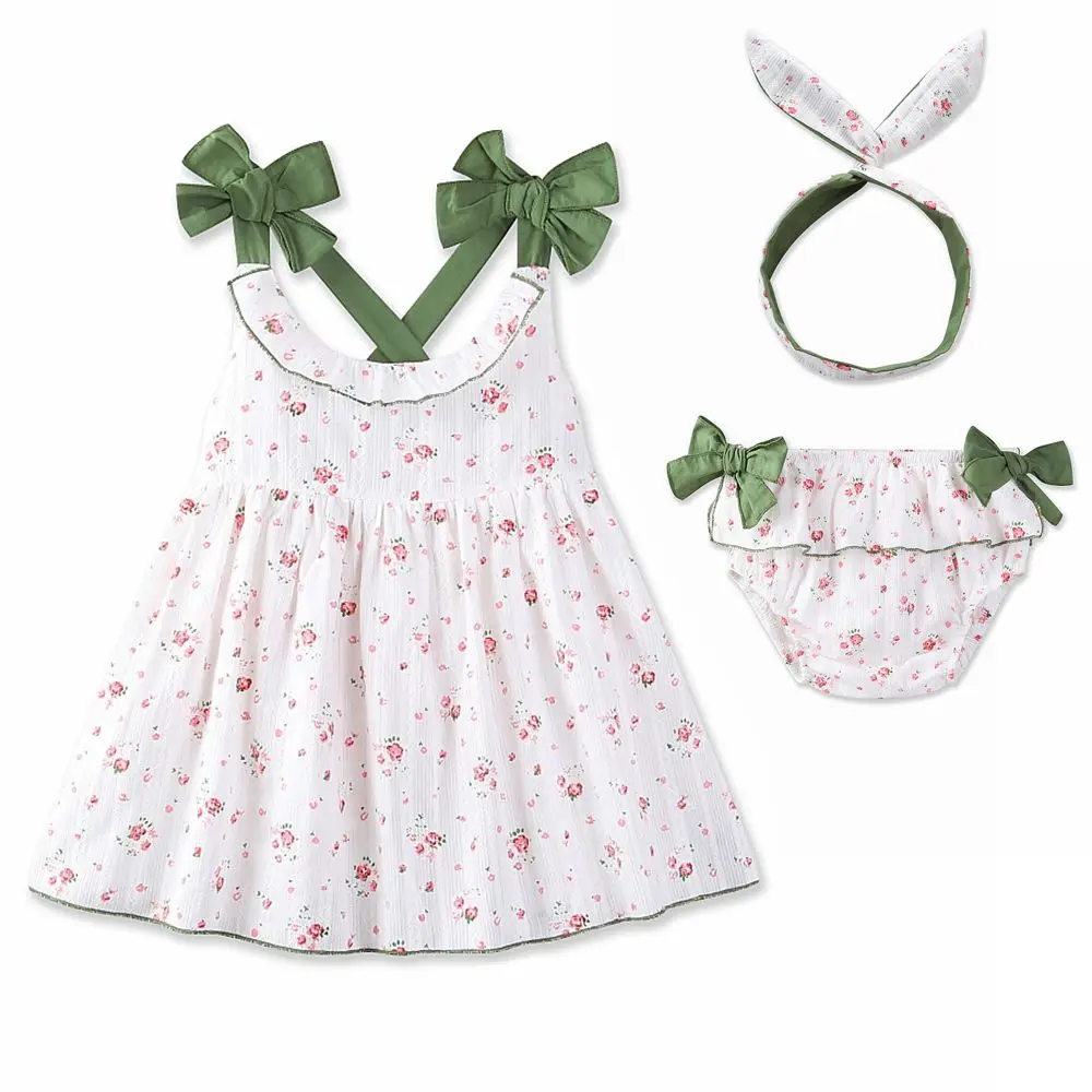 shijunt1805DREAM CRADLE 2018 New Design Sweet Bow Lovely Kids Clothes Set Set Wholesale Children's Boutique Clothing (15)