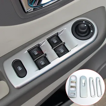 

FIT for Renault Kaptur Samsung QM3 2013-2015 ABS MATTE Accessories Interior CAR Door Window Switch Cover Lid Cover Trim 4pcs