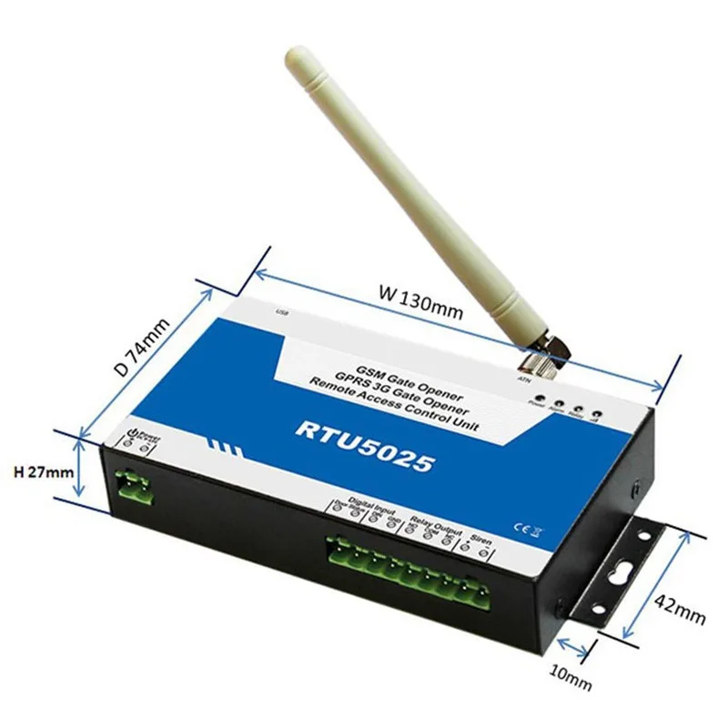 GSM Дистанционный Открыватель двери/ворот RTU5025 3g легко открыть ворота по телефону или SMS