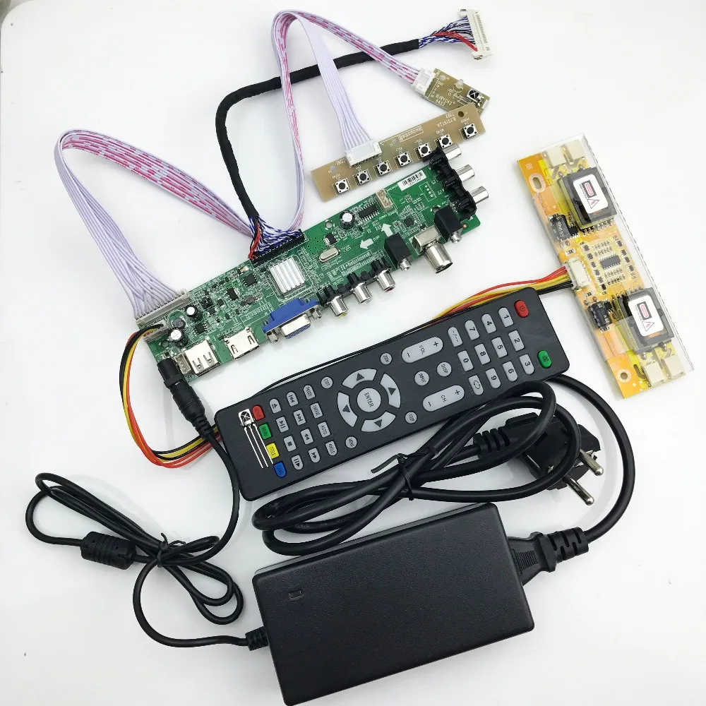 DS.D3663LUA.A81 DVB T2/T/C цифровой ТВ 15 32 дюймов Универсальный ЖК дисплей контроллер