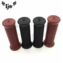 Ретро резиновые коричневые черные Мото части рукоятка мотоцикла для kawasaki honda suzuki yamaha Harley Davidson grip moto rcycle руль