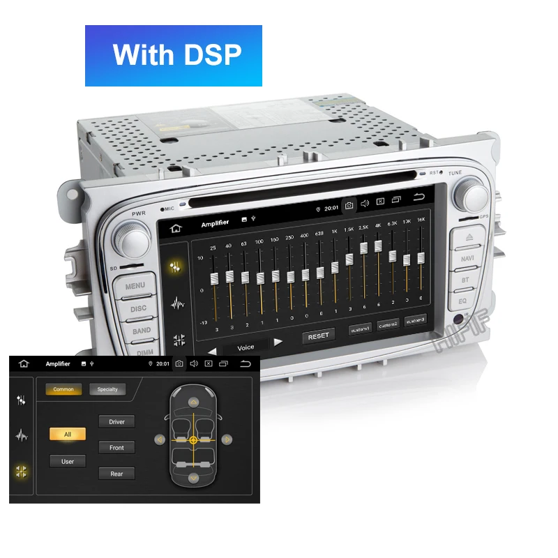 Best DSP IPS Android 9.0 2 din CAR DVD For FORD focus Mondeo S-MAX C-MAX Galaxy kuga multimedia player GPS radio stereo auto audi 2