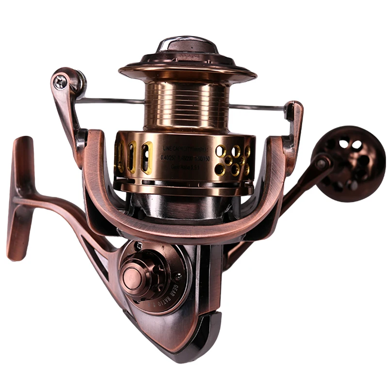 

5.1:1 4.7:1 Gear Ratio Anti-corrosion Saltwater Full Metal Spinning Reels Distant Wheel 7000 8000 9000 10000 Series Drag 25kg