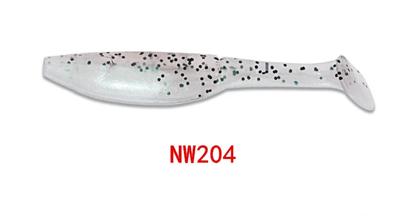 NOEBY Мягкая приманка 7 см 10 см 12,5 см 15 см Swimbait Рыболовная Приманка Мягкая приманка Leurre Souple Shad воблер силиконовая приманка форель рыба приманка - Цвет: NW204