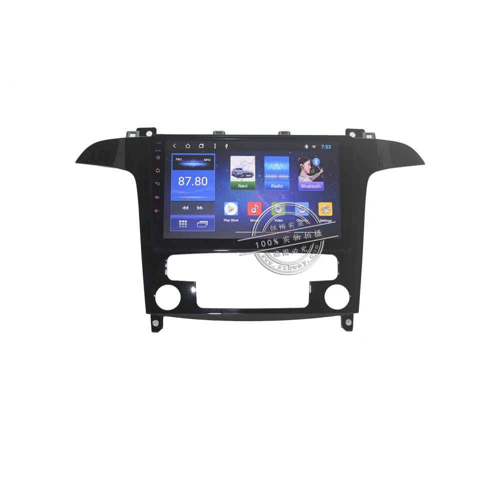Perfect Bway 9" car radio stereo for Ford S-Max 2007 2008 android 7.1 car dvd player with bluetooth,GPS,SWC,wifi,Mirror link 17