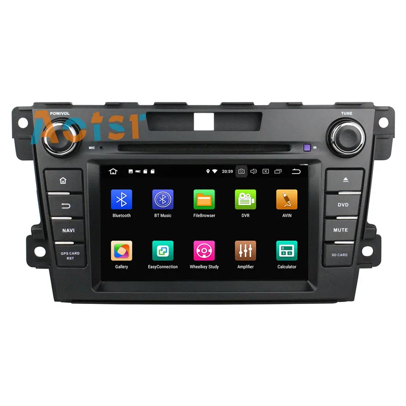 Best 2Din Android 8.0 Car multimedia Player Autoradio GPS Navigation for Mazda CX-7 2012 2013 Octa core 4+32G 9 inch BT wifi with DVD 5