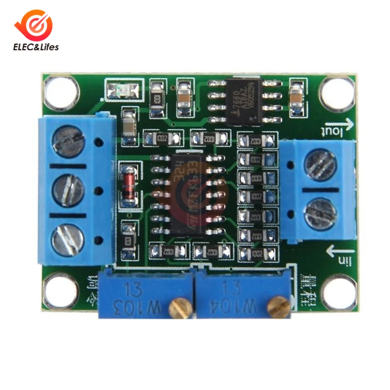 Модуль преобразователя сигналов от тока до напряжения от 4 до 20 мА до 0-3,3 В 0-5 в 5 в 10 в Регулируемый модуль передатчика напряжения