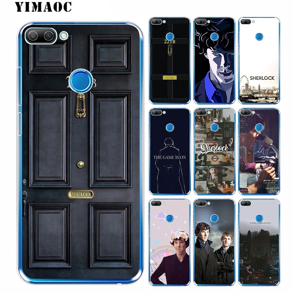 Yimaoc шерлоком Холмсом мягкий чехол для huawei Honor 10 9 8X 8C 8 7C 7X 7A Pro 6A Note Nova 3i 3 2i Y6 Y7 Y9 Prime 2018