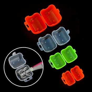 

Squid Hook Covers 10pcs/lot Plastic Squid Jig Umbrella Hook Protector Wood Shrimp Fishing Lure Accessories Size XL L M S