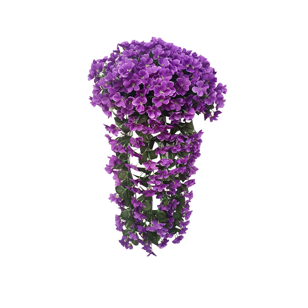 2 шт. украшения для дома свадебные искусственные цветы фиолетовые Bracketplant