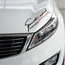 Car Stickers Reflective Lamp Eyebrow Captivating Sports Styling Hood headlight stickers for KIA Sportage