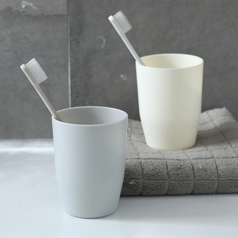 Lovers Gargle cup Pure color Children Plastic cups Tooth glass Brushing