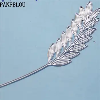 

PANFELOU Rice flower leaf metal crafts paper die cutting dies for Scrapbooking/DIY wedding Halloween Hand account cards