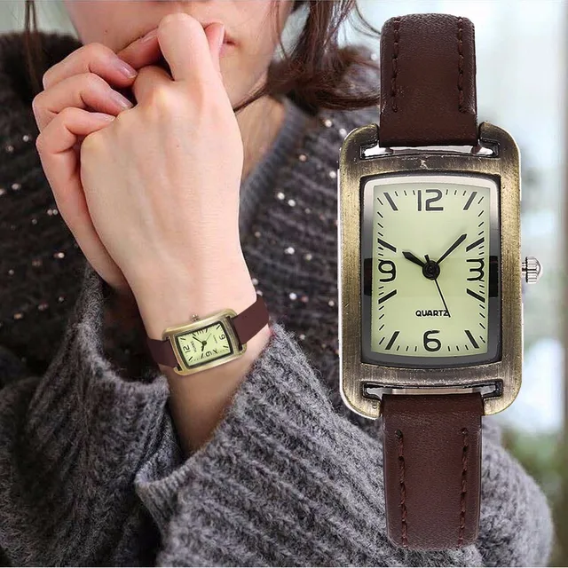 Dropshipping Women Vintage Mini Design Wristwatches Fashion Leather Simple Dial Dropshipping Women Vintage Mini Design Wristwatches Fashion Leather Simple Dial