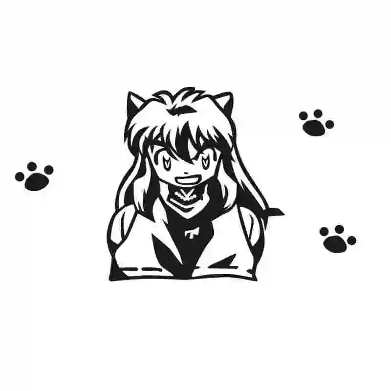 Inuyasha Kirara стикер на стену аниме мультяшный автомобиль Наклейка Виниловые