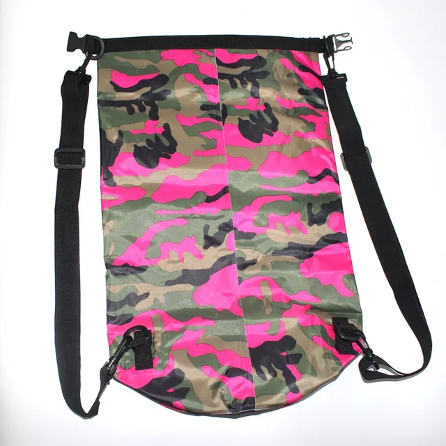 PVC Waterproof Dry Bag 5L 10L 20L 30L Camo Outdoor Diving Foldable Man Women Beach Swimming Bag Rafting River Ocean backpack 4