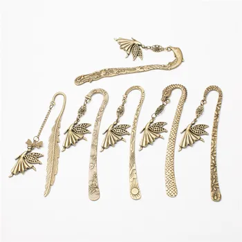 

5pcs Bronze Vintage Hair Sticks Headbands For angel Lady Hairpins Fashion Alloy Hair Clip Hair Accessories Bookmarks js1513