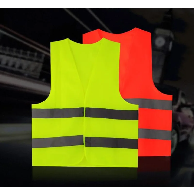 Vest Motorcycle Motorbike High Visibility Safety Reflective Safety Clothing Warning Waistcoat