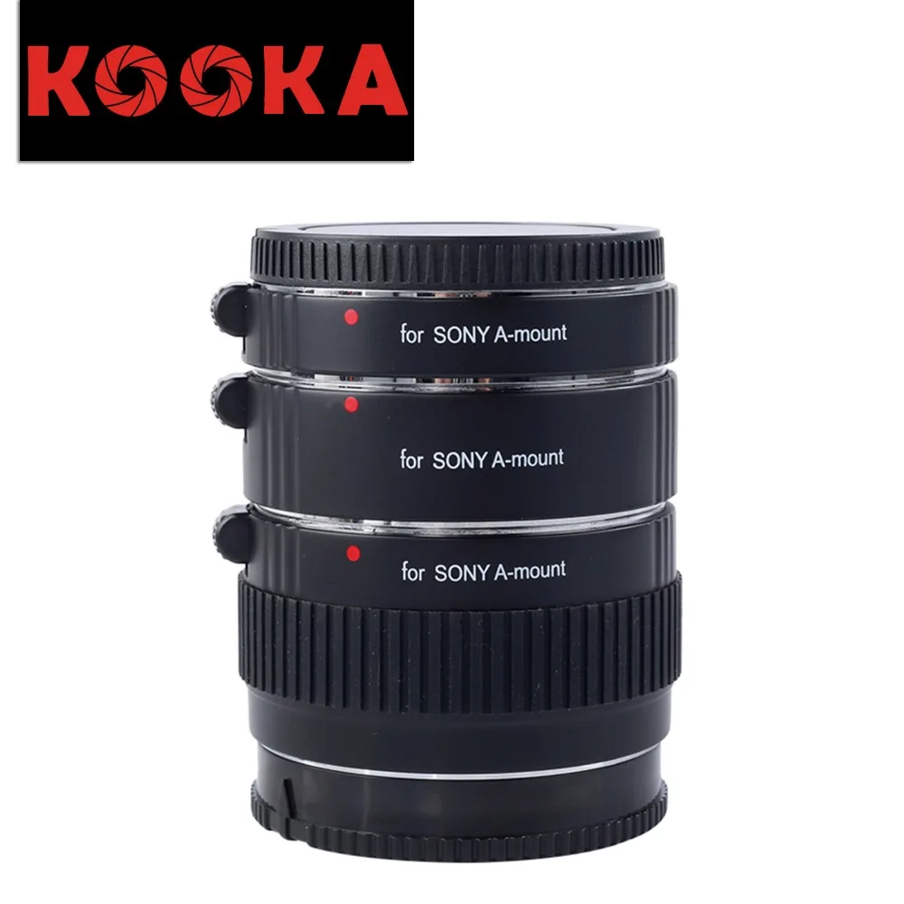 

KOOKA KK-S68 Copper Extension Tube TTL Exposure Close-up Image for Sony A-Mount Cameras (12mm 20mm 36mm)