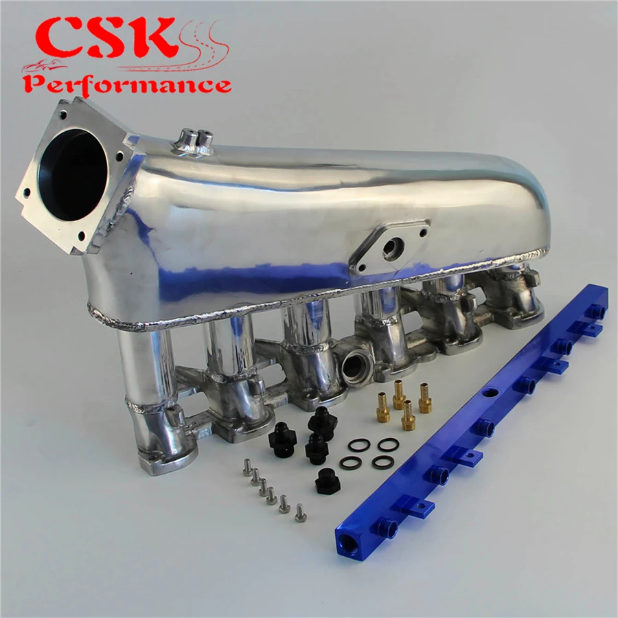 

Intake Manifold Plenum + Fuel Rail Fits For BMW E30 M20 320i / 325i 1987-1991 Blue