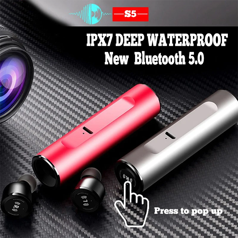Comprar Auriculares McGeSin S5 TWS Bluetooth auriculares inalámbricos auténticos auriculares IPX7 impermeables Hifi auriculares Smart Touch para teléfono