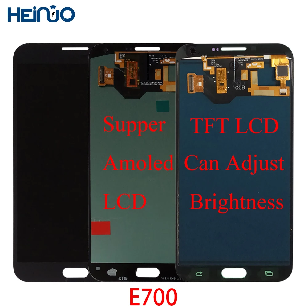 

5.5" Super AMOLED LCD For Samsung Galaxy E7 E700 E7000 E7009 E700F E700H E700M LCD Display Touch Screen Digitizer Assembly Parts