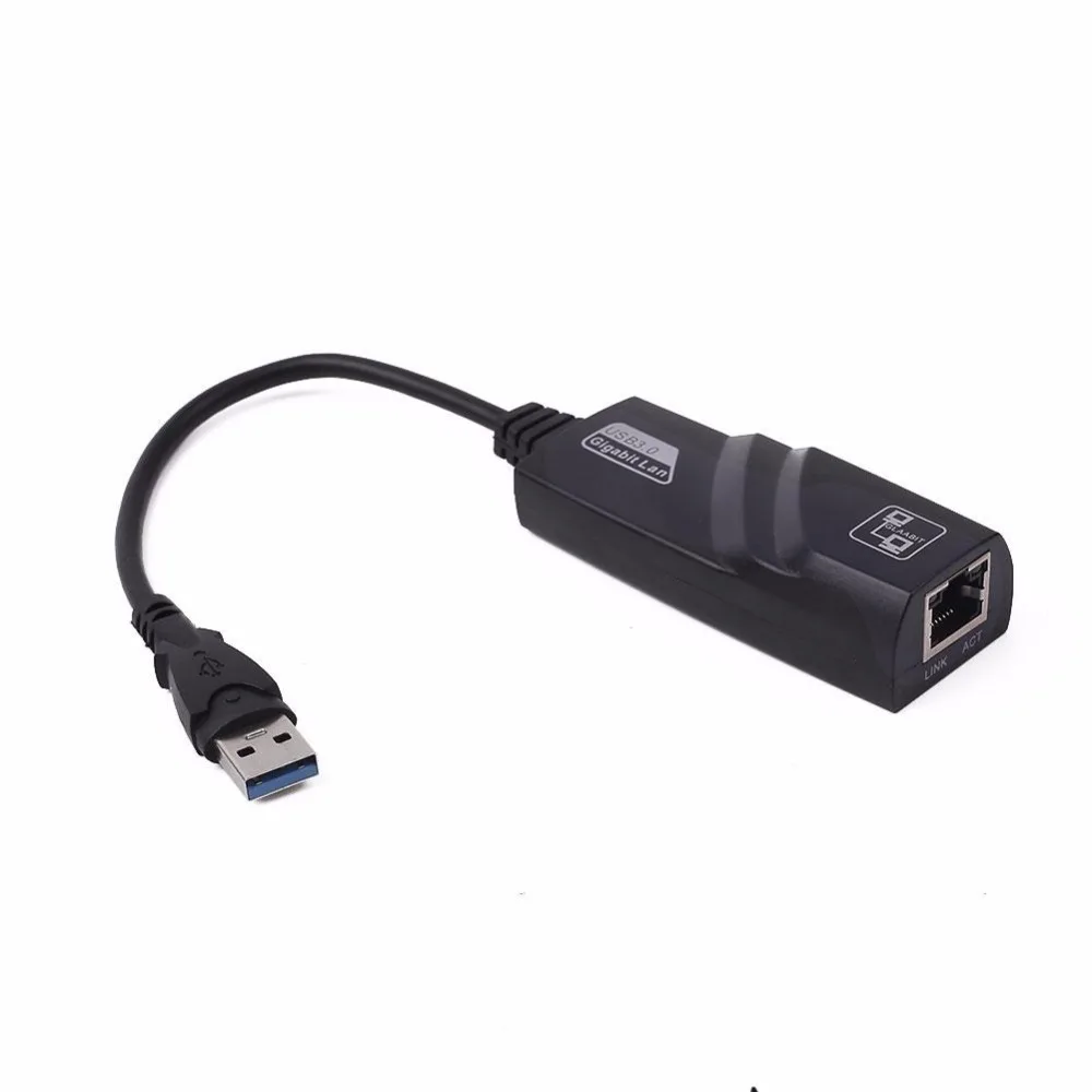 Cewaal USB 3,0 до 10/100/1000 Мбит/с гигабитный RJ45 Порты и разъёмы Ethernet высокоскоростной адаптер для ПК