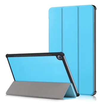 

Slim Smart Tri-folding Flip PU Leather Case For Huawei M5 10.8'' Tablet Case For Huawei MediaPad M5 10.8 CMR-AL09 CMR-W09 Cover