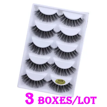

15pairs Sexy 100% Handmade 3D mink hair Beauty Thick Long False Mink Eyelashes Fake Eye Lashes Eyelash High Quality