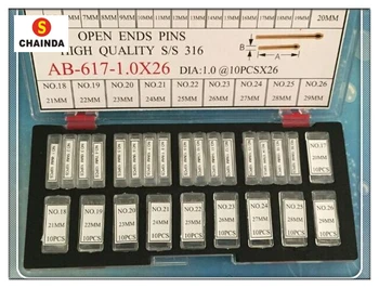 

Free Shipping 1.0mm Diameter Stainless Steel Split Pins Bars Watch Straps Bracelets Links Strap Change Repairs Part Pin