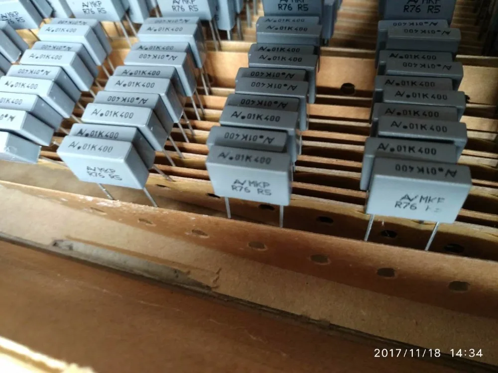 100 шт. и AV R76 0,01 мкФ/400 V 10nf 103 MKP емкость пленки 10 мм