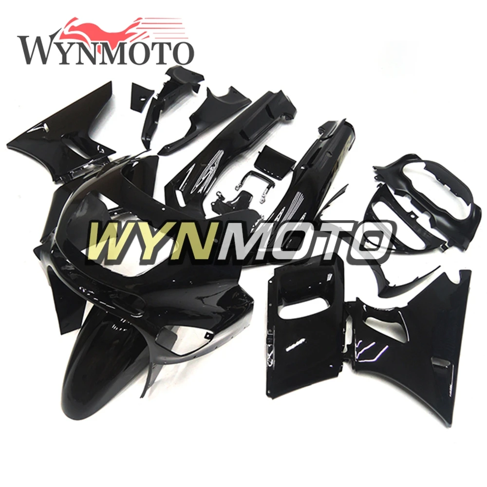 Полный обтекатели для Kawasaki ZZR-400 2007-1993 93-07 год ABS инъекции пластмассы глянец Черный мотоцикл наборы корпуса КОРПУСА рамы