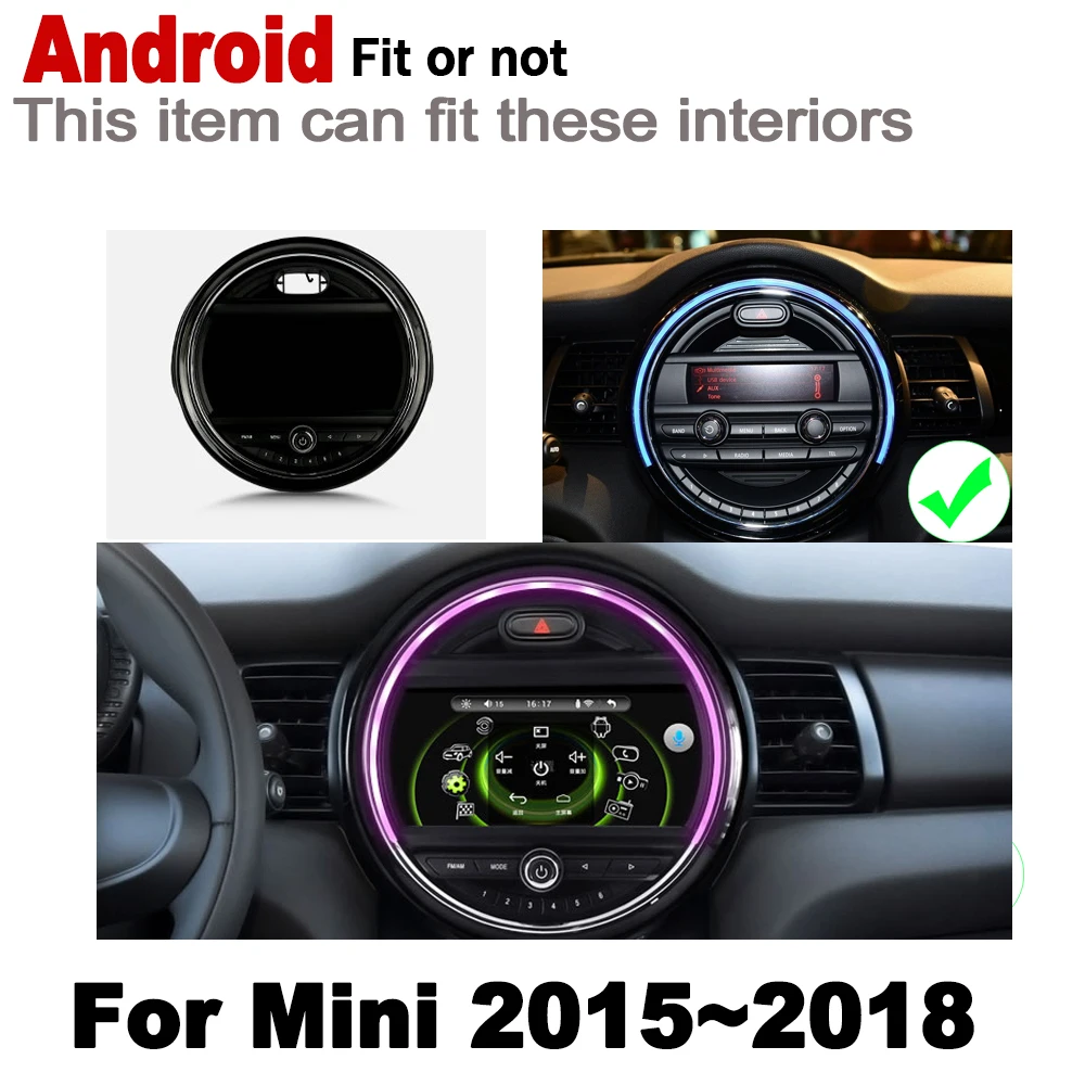 Excellent 2 Din Car Multimedia Player Android Auto Radio For Mini Countryman R60 DVD GPS 8 Cores Car Radio Stereo GPS Navigation Original 2