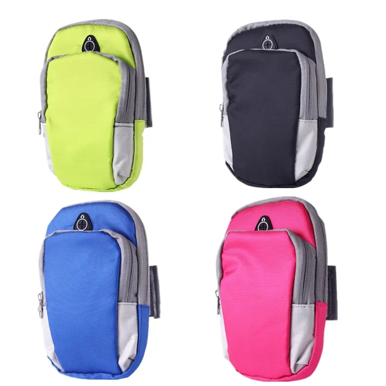 

Cell Phone Case Accessory for iPhone 7 8 Waterproof Sport Arm Case Bag Band Gym Earphone Holder For Samsung For Huawei Sport Bag