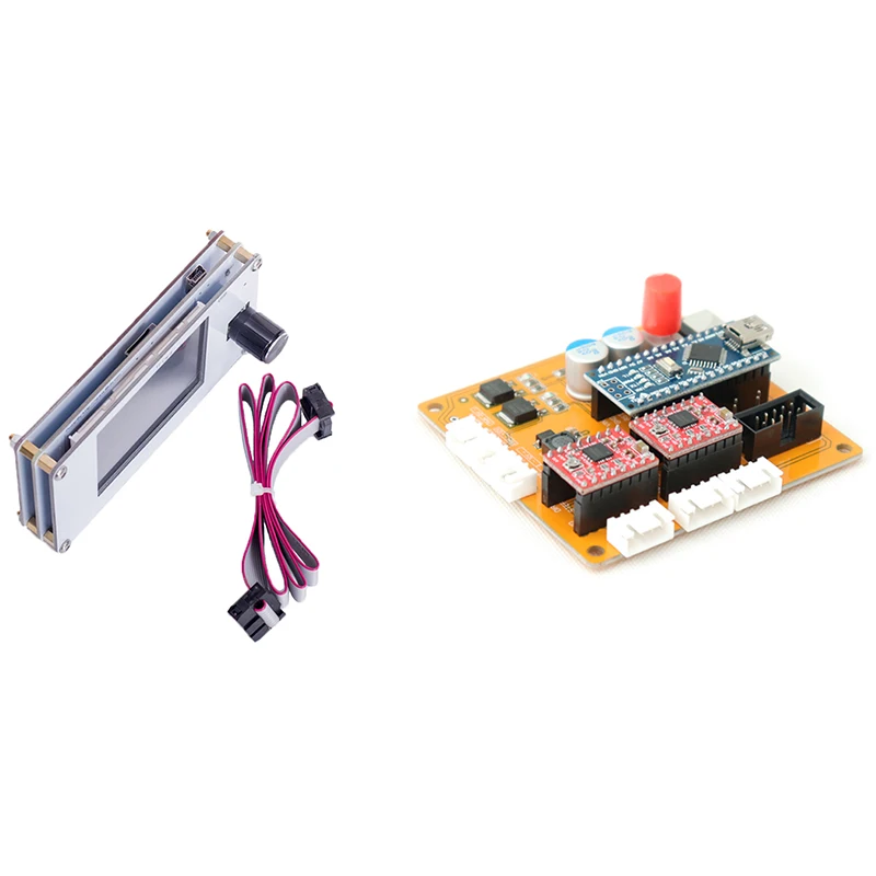 

2Axis Usb Control Board+Offline Working Controller Panel Engraving Machine Pcb Board Cutter Engraver Motor Control