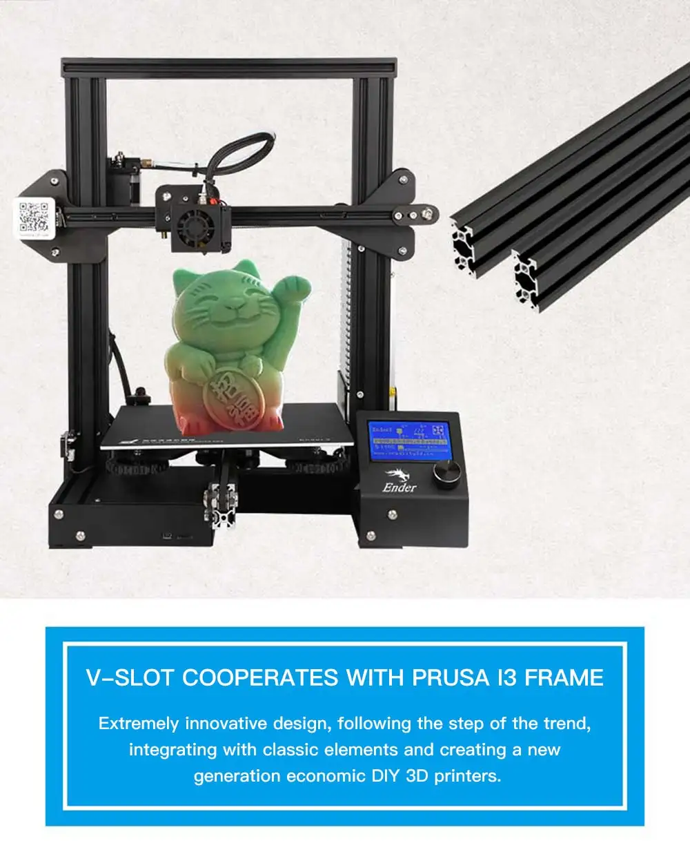 Ender 3/Ender 3 Pro 3D принтер DIY комплект v слот большой размер I3 мини продолжение печати