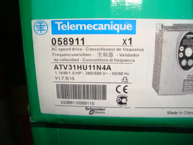 Новый инвертор Schneider ATV31HU11N4A