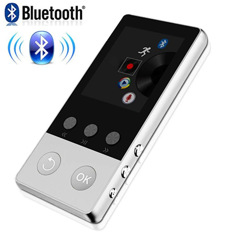 Bluetooth MP4 плеер 8 ГБ с 1,8 дюймовым экраном может воспроизводить 80 часов с fm-радио рекордер видео электронная книга часы данные MP4 музыкальный плеер