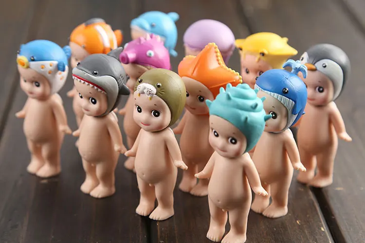 12 шт./компл. куколки-Ангелы Сонни Sonny Angel Kewpie серии морских животных 7 см
