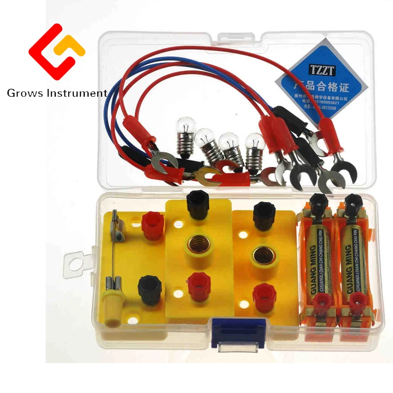 

Primary science simple circuit experiment equipment box suit series parallel closing 1-6 grade electrical physics