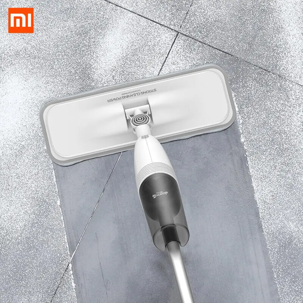 Xiaomi Deerma спрей Швабра 360 градусов вращающийся ручной Mijia швабра с функцией