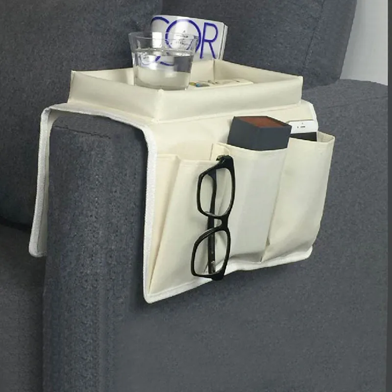  Sofa Couch Remote Control Holder Pocket Sofa Couch Arm Rest Organizer Sofa Storage bag Use for Game