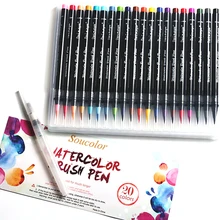 20 видов цветов премиум-живопись набор мягких ручек-кистей акварельные Маркеры Ручка эффект лучше всего для раскрашивания манга комикс каллиграфия