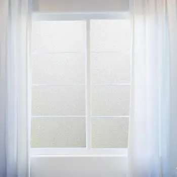 

45x100cm PVC Waterproof Window Film Home Office Bathroom Door Privacy Window Sticker Frosted Glass Film Home Decorations Sticker