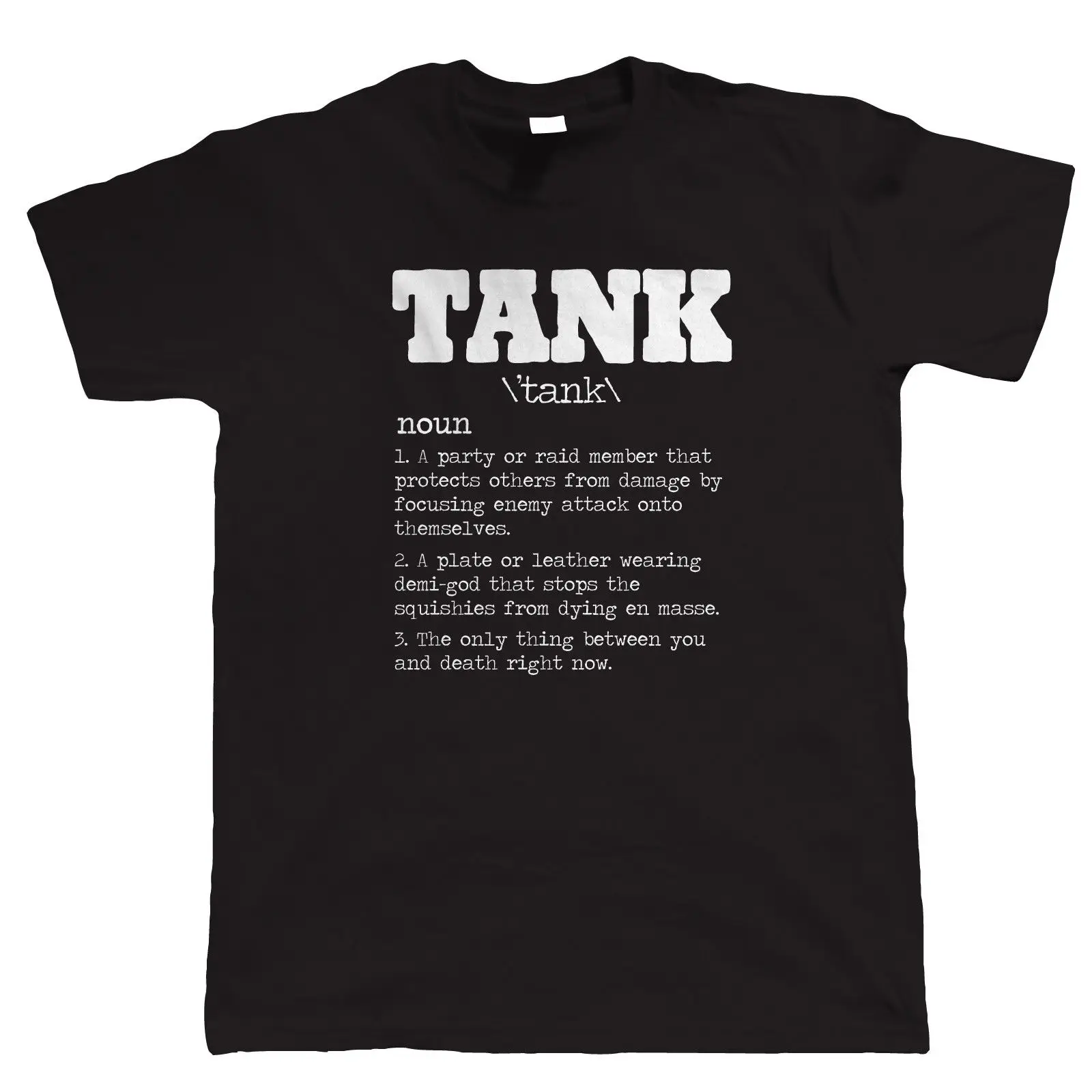 

Tank RPG Gamer T Shirt - Video Game MMORPG PC Gamer WoW Horde Alliance Rogue New T Shirts Funny Tops Tee Basic Models