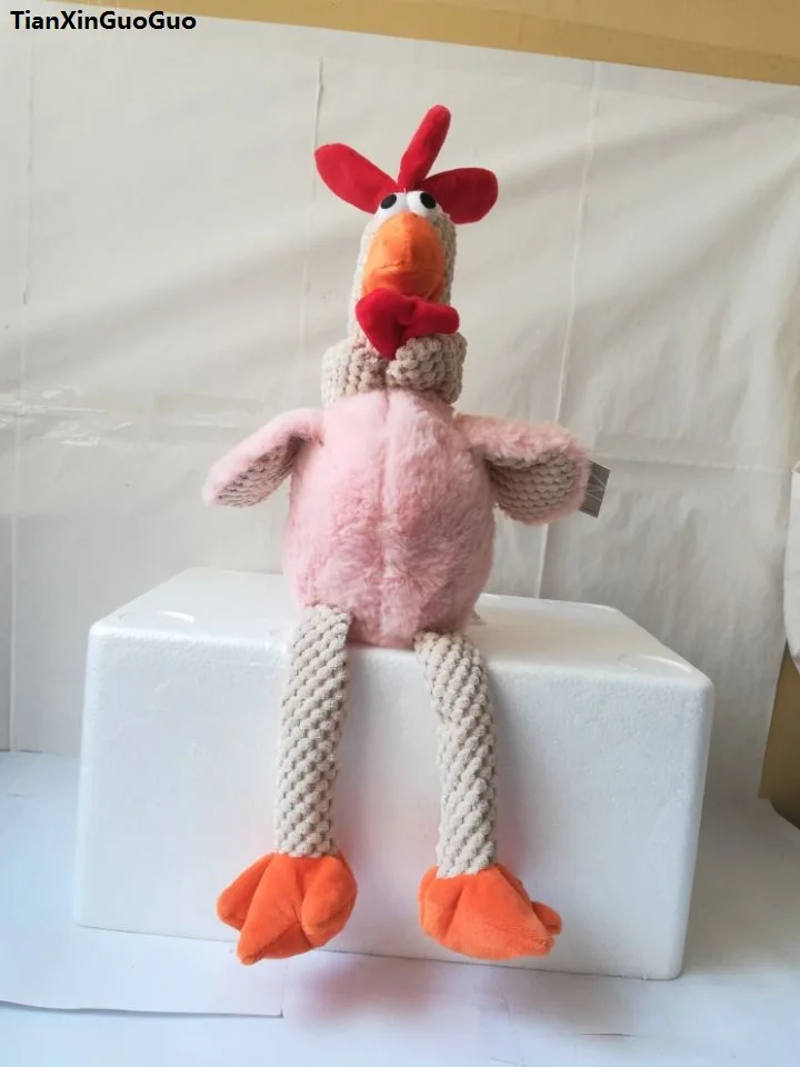 

Креативная игрушка большая 45 см розовая курица плюшевый цыпленок игрушка мягкая кукла подарок на день рождения w1599