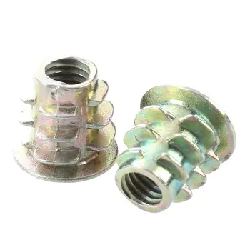 

M5x 10mm Hex Socket Screw on Thread Insert Nut 50pcs for wood