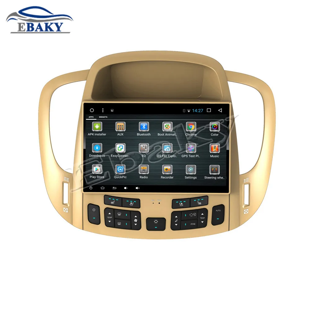 Top NaviTopia 9inch 1GB/2GB RAM Quad Core/Octa Core Android 7.1/8.1 Car DVD Radio for Buick LaCross 2012- with GPS/wifi/map 4