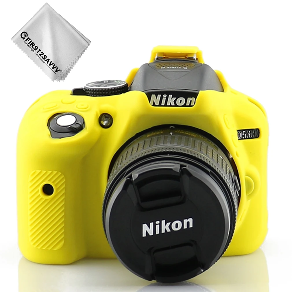 Мягкие силиконовые ТПУ кожи тела резиновая Камера сумка полное покрытие для Nikon D5300 D5600 цифровой Камера только